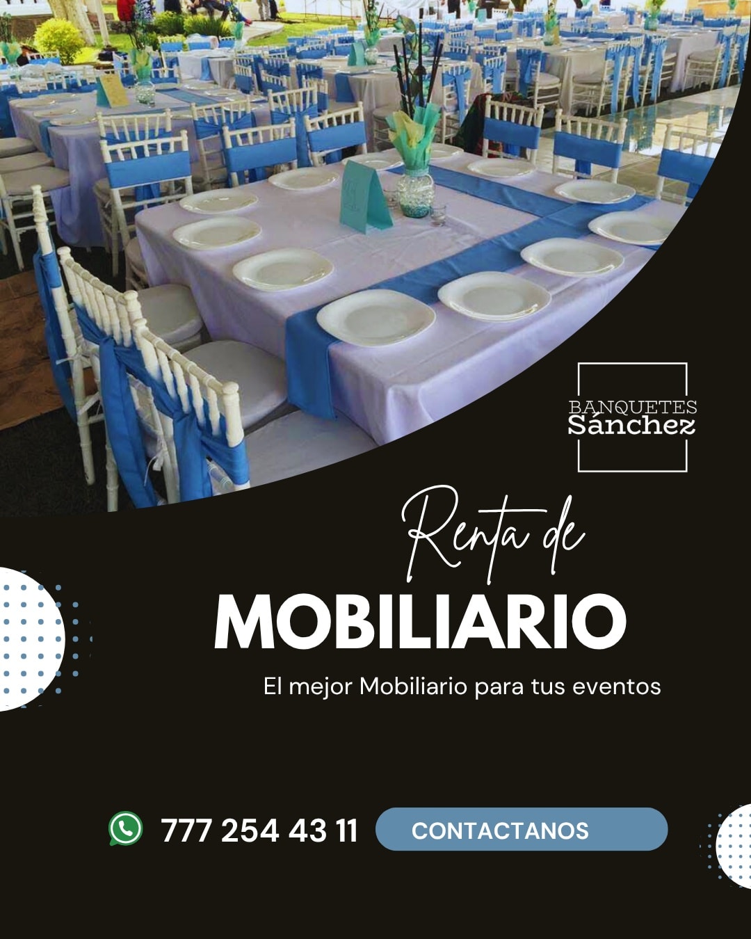 Renta de mobiliario
